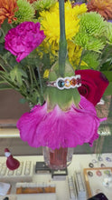 Load and play video in Gallery viewer, Rainbow Sapphire 14K White Gold Ring
