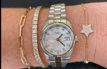 Load image into Gallery viewer, Mother Of Pearl And Diamond Watch
