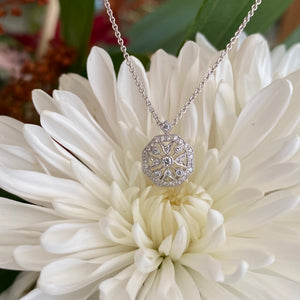 Vintage Inspired Fancy Diamond Necklace