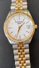 Load image into Gallery viewer, White Dial Two Toned Gold &amp; Silver Watch
