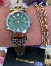 Load image into Gallery viewer, Green Mother of Pearl Gold &amp; Silver Two Toned Watch
