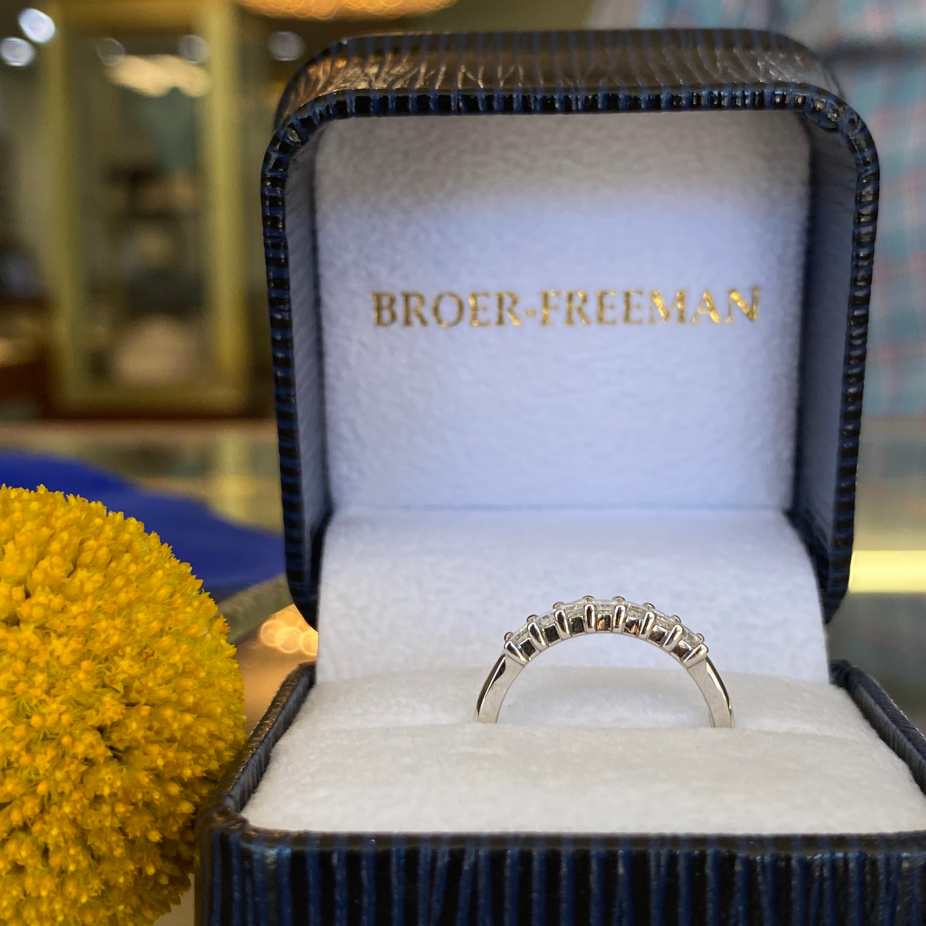 Prong Set Princess Cut Diamond Band