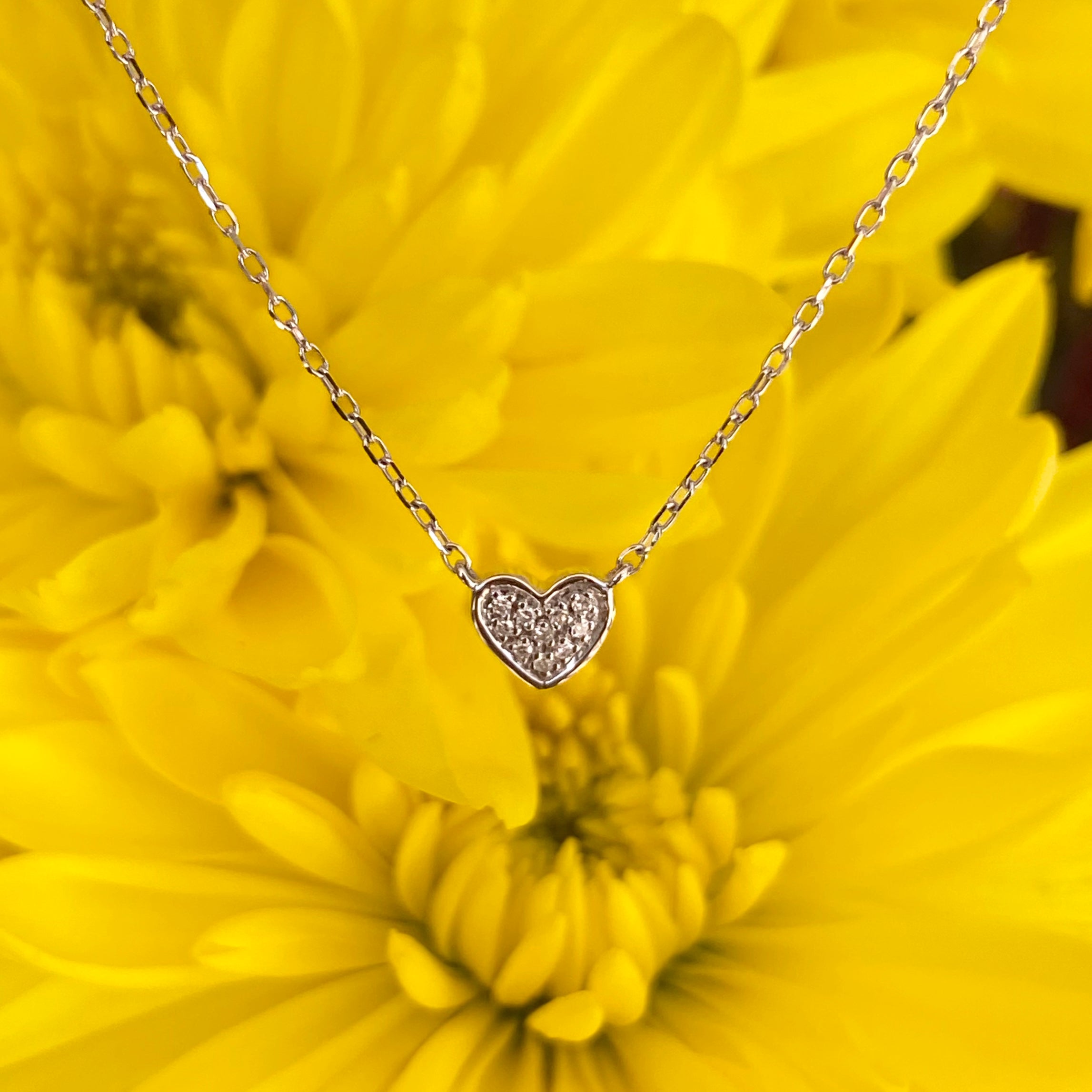 Whisper Heart Diamond Necklace