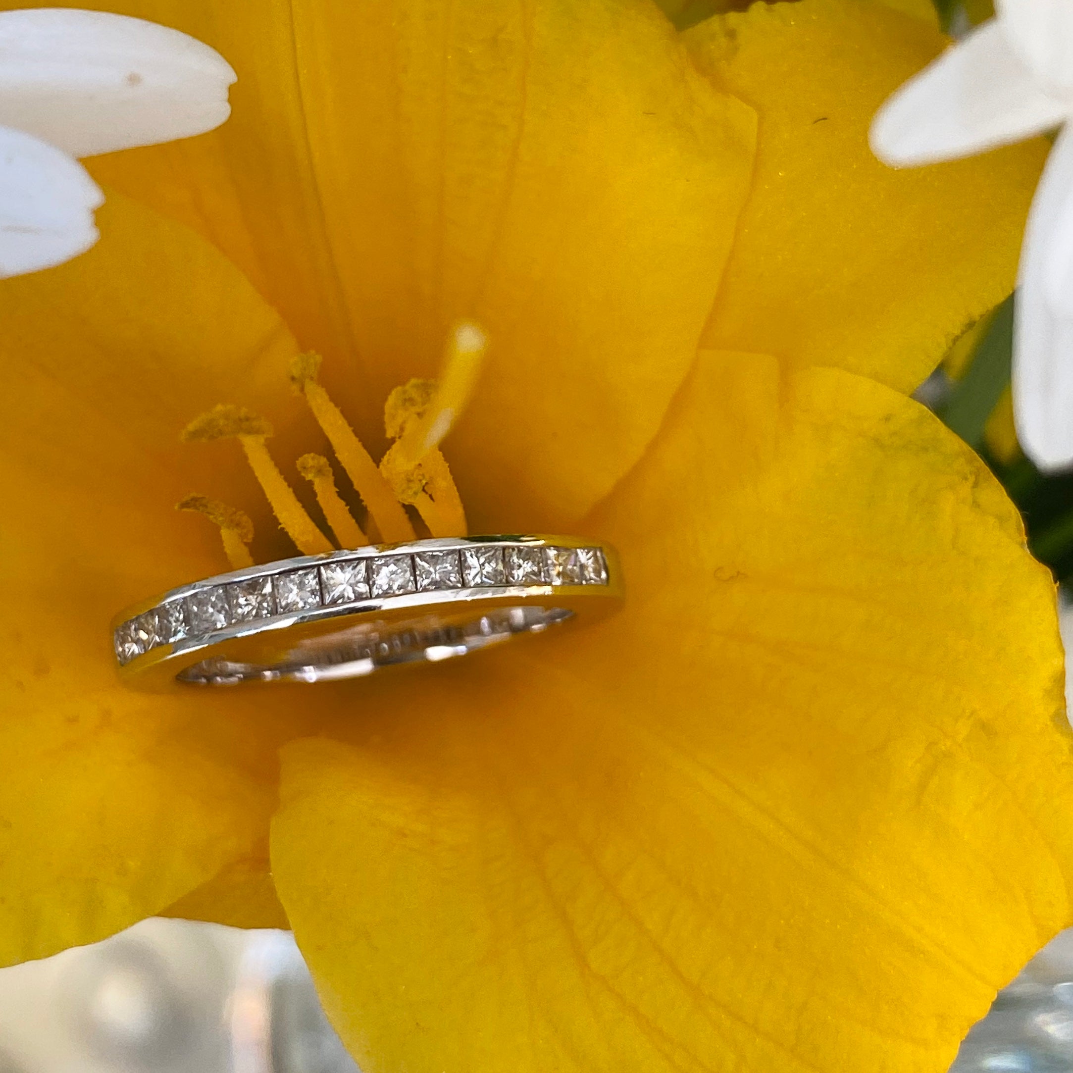 Princess Cut Diamond Band 0.45CTW