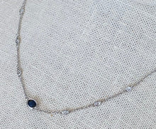 Load image into Gallery viewer, Sapphire Diamonds By The Yard Necklace
