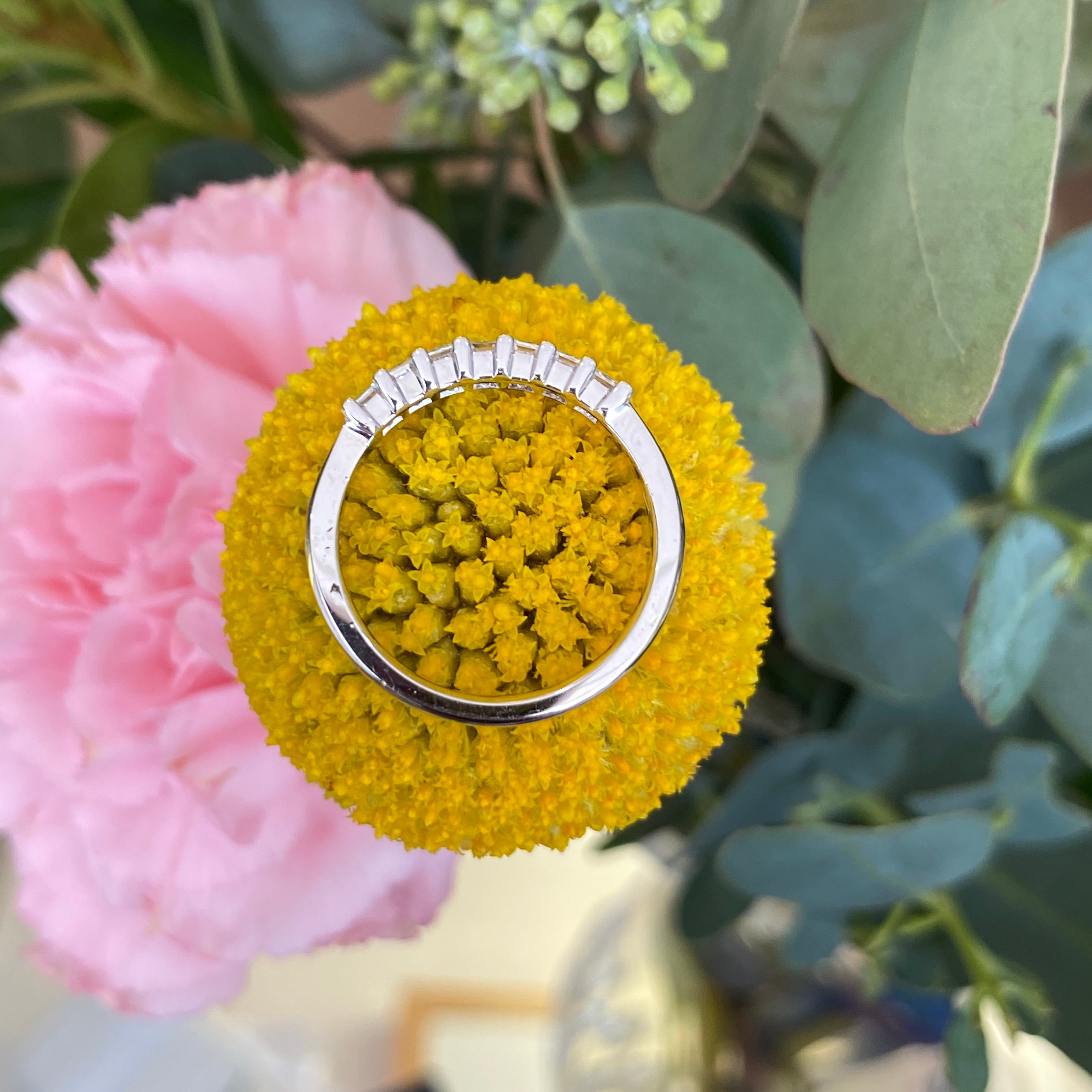 Prong Set Princess Cut Diamond Band