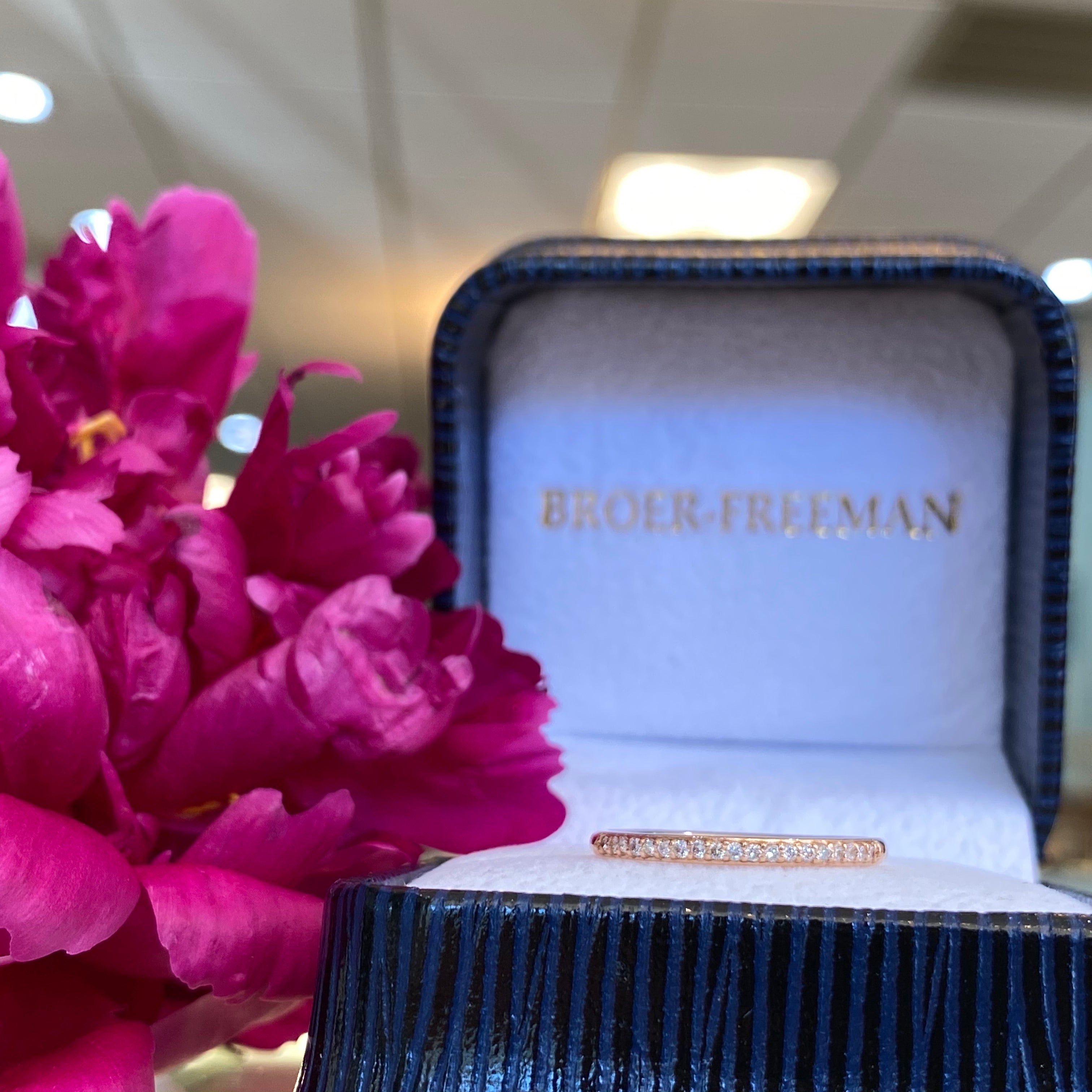 Rose Gold Diamond Classic Line Band