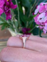 Load image into Gallery viewer, Pavé Signet Gemstone Ring in Rose Gold
