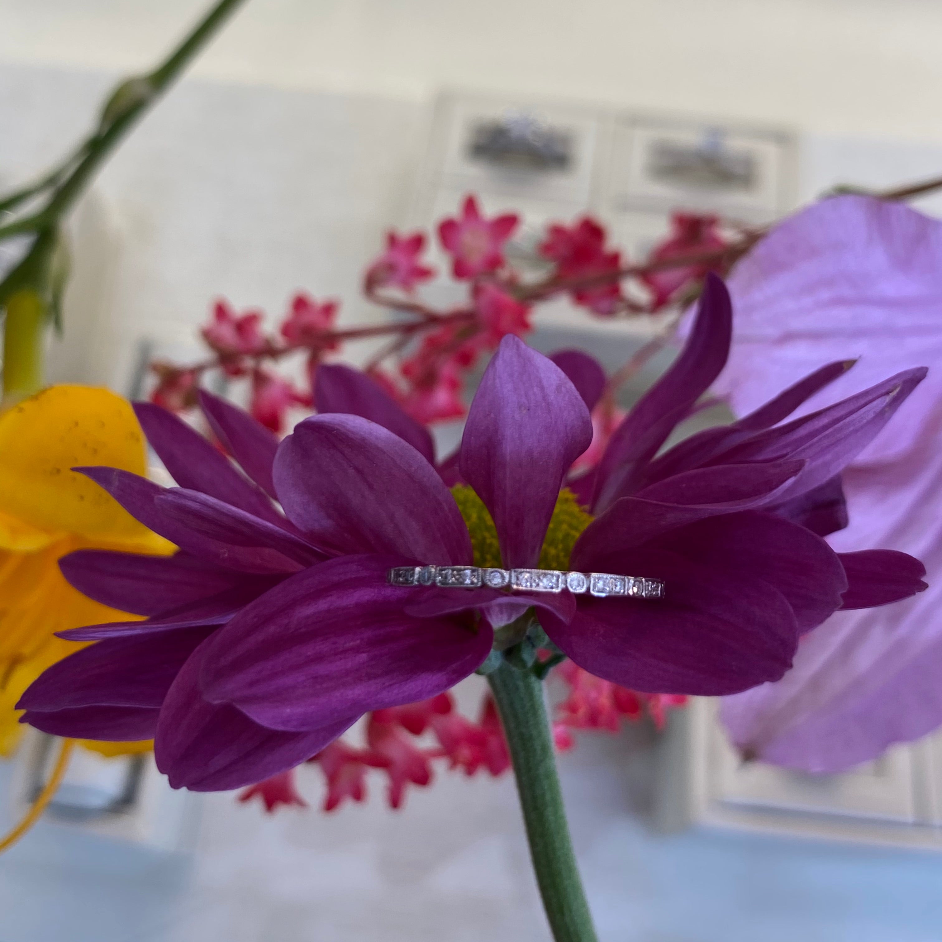 Dainty Stackable Diamond Band