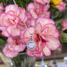 Load image into Gallery viewer, Petite Opal and Diamond Necklace
