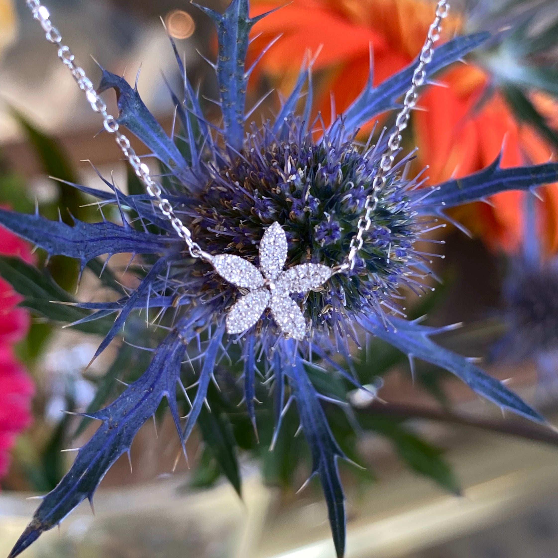 Petite Bloom Diamond Necklace
