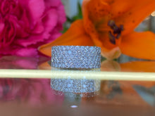 Load image into Gallery viewer, Five Row Diamond Pavé Band
