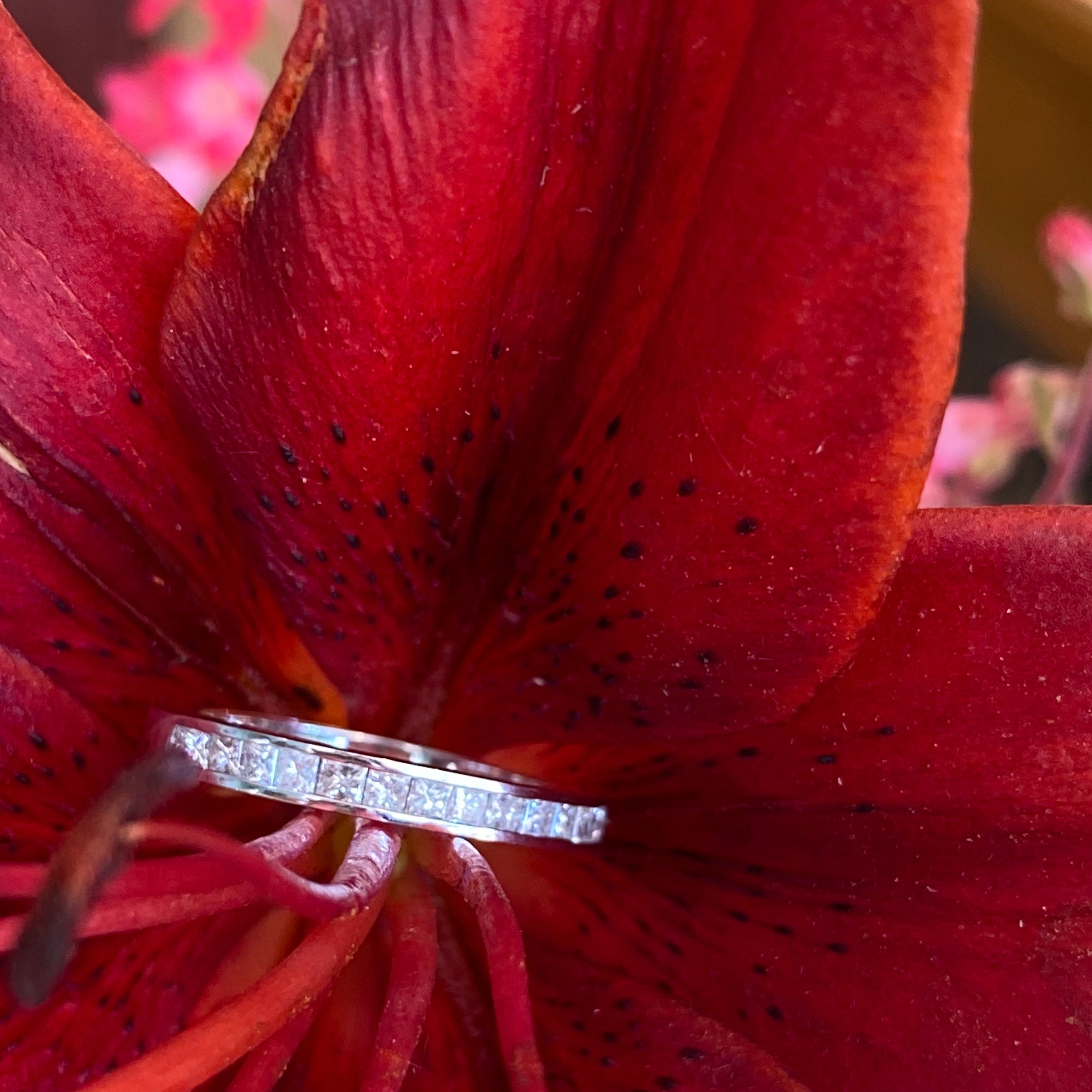 Princess Cut Diamond Band 0.45CTW