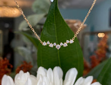 Load image into Gallery viewer, Diamond Bar Cluster Necklace
