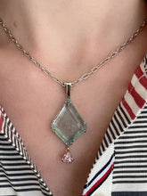 Load image into Gallery viewer, Aquamarine &amp; Pink Sapphire Necklace
