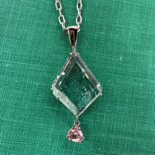 Load image into Gallery viewer, Aquamarine &amp; Pink Sapphire Necklace
