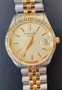 Gold Dial Two Toned Watch