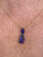Load image into Gallery viewer, Opal Sapphire &amp; Diamond Necklace
